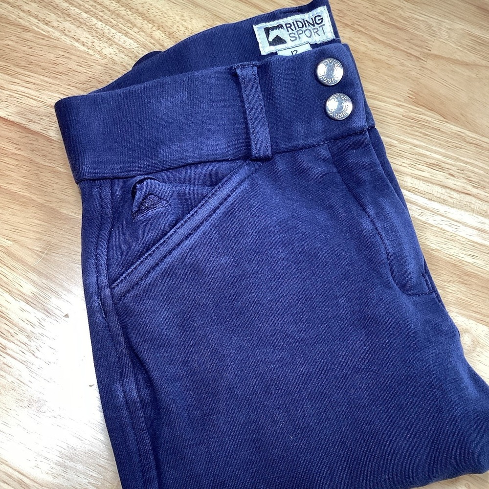 Riding Sport Dover Saddlery Girls 12 Breeches Equestrian Riding Leggings Pants